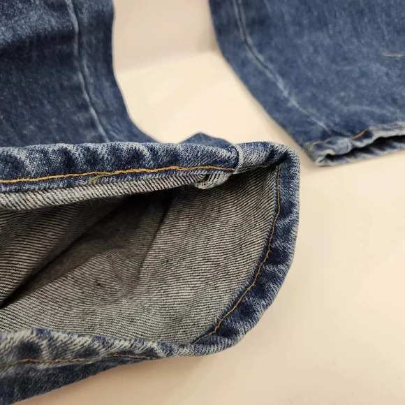 GWG Scrubbies Stonewash Finish Men's Blue Jeans Denim 34x32 - Picture 3 of 16